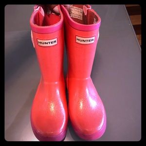 Kids Hunter boots us size 11 Uk size 10